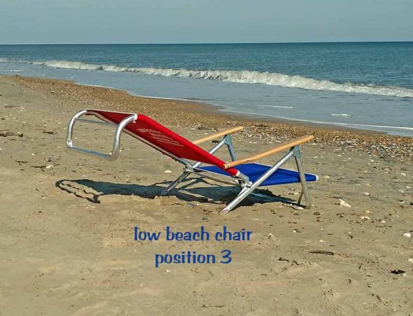low beach chair position 3